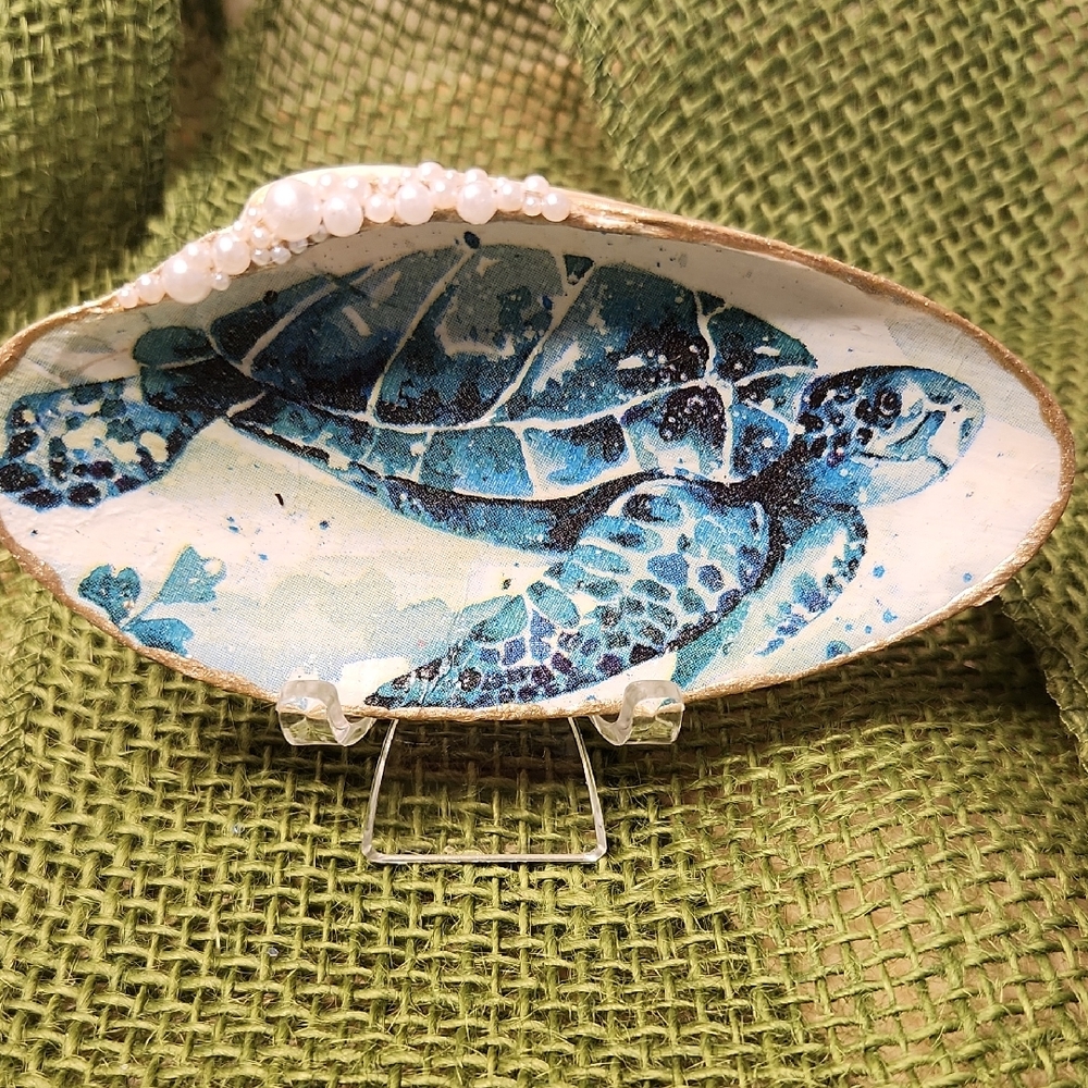Handcrafted Turtle Trinket Dish